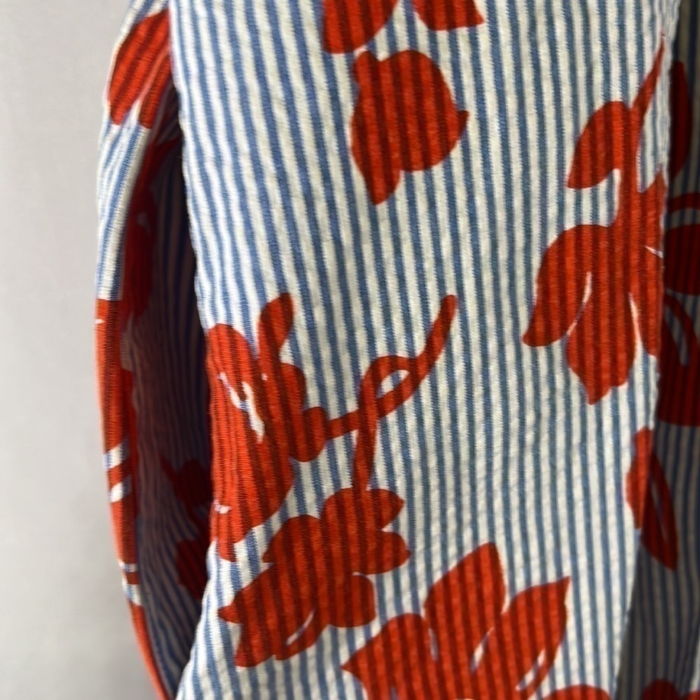 Draper James Floral sweetheart dress chili red size 6 - Picture 3 of 6